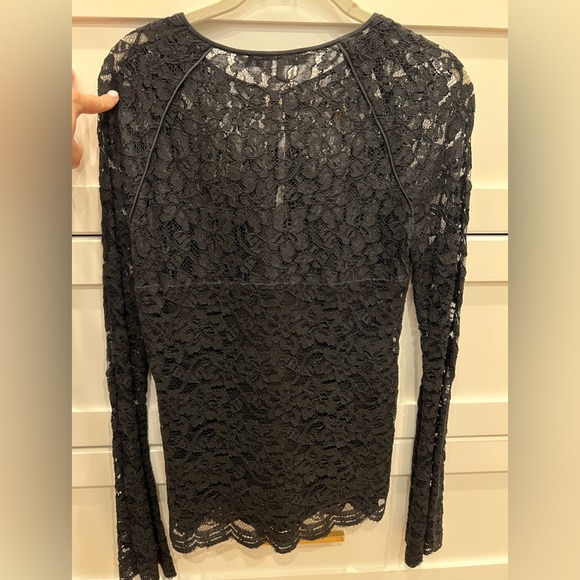 DVF black lace top - Picture 2 of 7